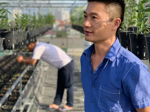 Lê Mạnh Chung chàng trai trẻ với nhiệt huyết chơi hoa lan