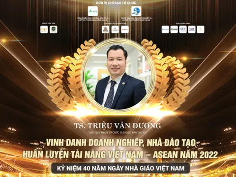 Tổ chức giáo dục đào tạo PTI – nhận Vinh Danh “Doanh nghiệp đào tạo-huấn luyện xuất sắc Việt Nam – Asean năm 2022”