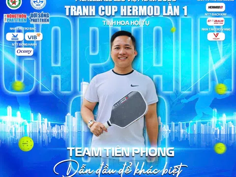 Lộ diện 8 thuyền trưởng tiên phong của giải Pickleball CEO Việt Nam 2025 - Tranh cúp Hermod lần I