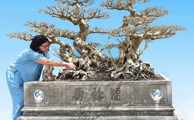 Nghệ nhân Quân Xốm “bật mí” về tác kiệt tác Song Long Tọa Thạch