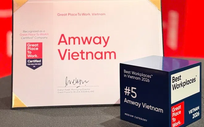 Amway Việt Nam hai năm liên tiếp đứng top nơi làm việc xuất sắc hàng đầu Việt Nam 2026